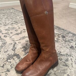 Tory Burch Brown Leather Riding Boots – Size 7.5